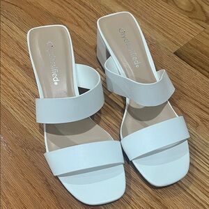 Cityclassified Women's White Mules